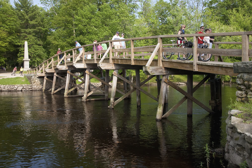 The best Concord, MA tourist atrractions, like Minutemen National Park pictured above.